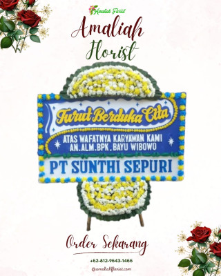 Papan Bunga Duka di Pamulihan