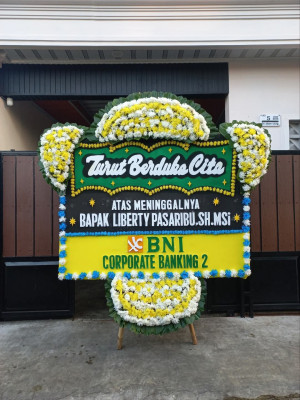Papan Bunga Duka di Pamulihan