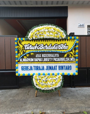 Papan Bunga Duka di Pamulihan